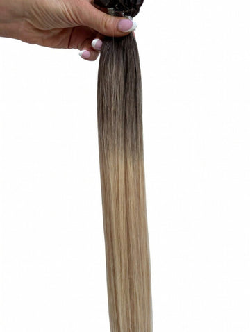 22 INCH KERATIN BONDS - ROOTED MILK